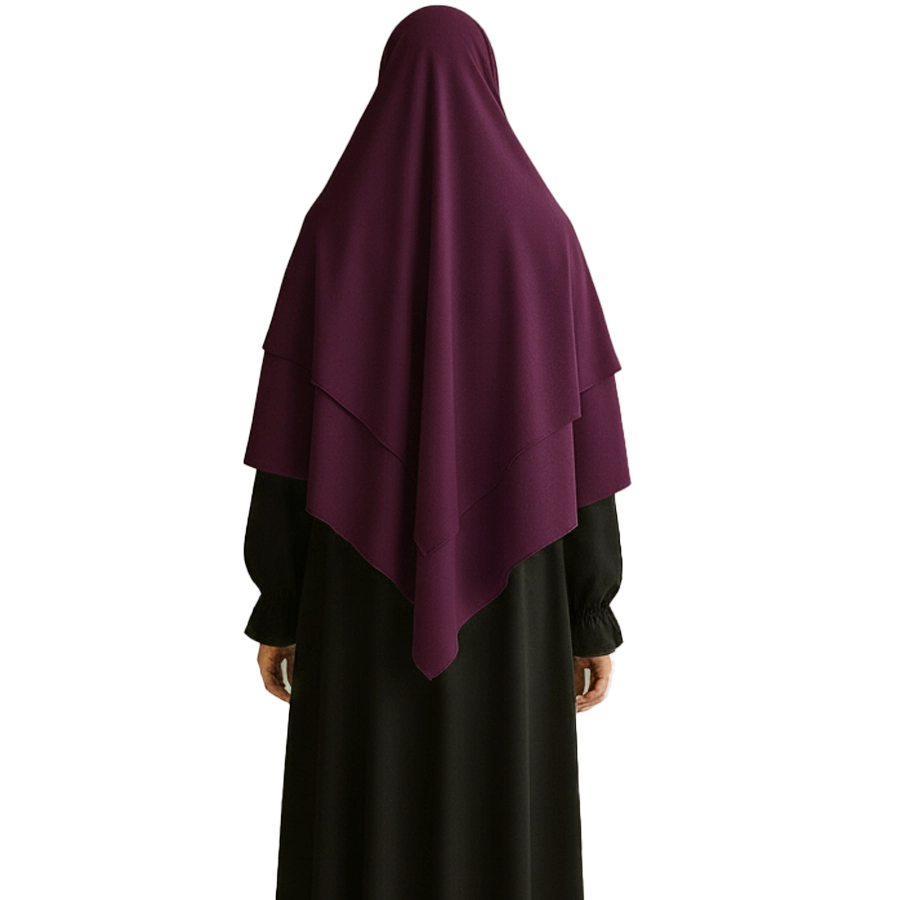 dvoslojni_himar_tamno_ljubicasta_boja_sunnahstil Dvoslojni Himar - Image 1